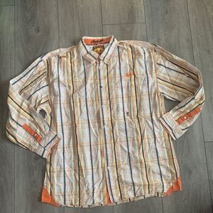 Akademiks vintage long sleeve button down shirt used